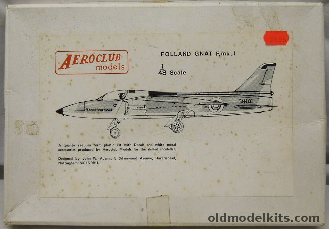 Aeroclub 1/48 Folland Gnat F Mk.1 - Finland HavLv II plastic model kit